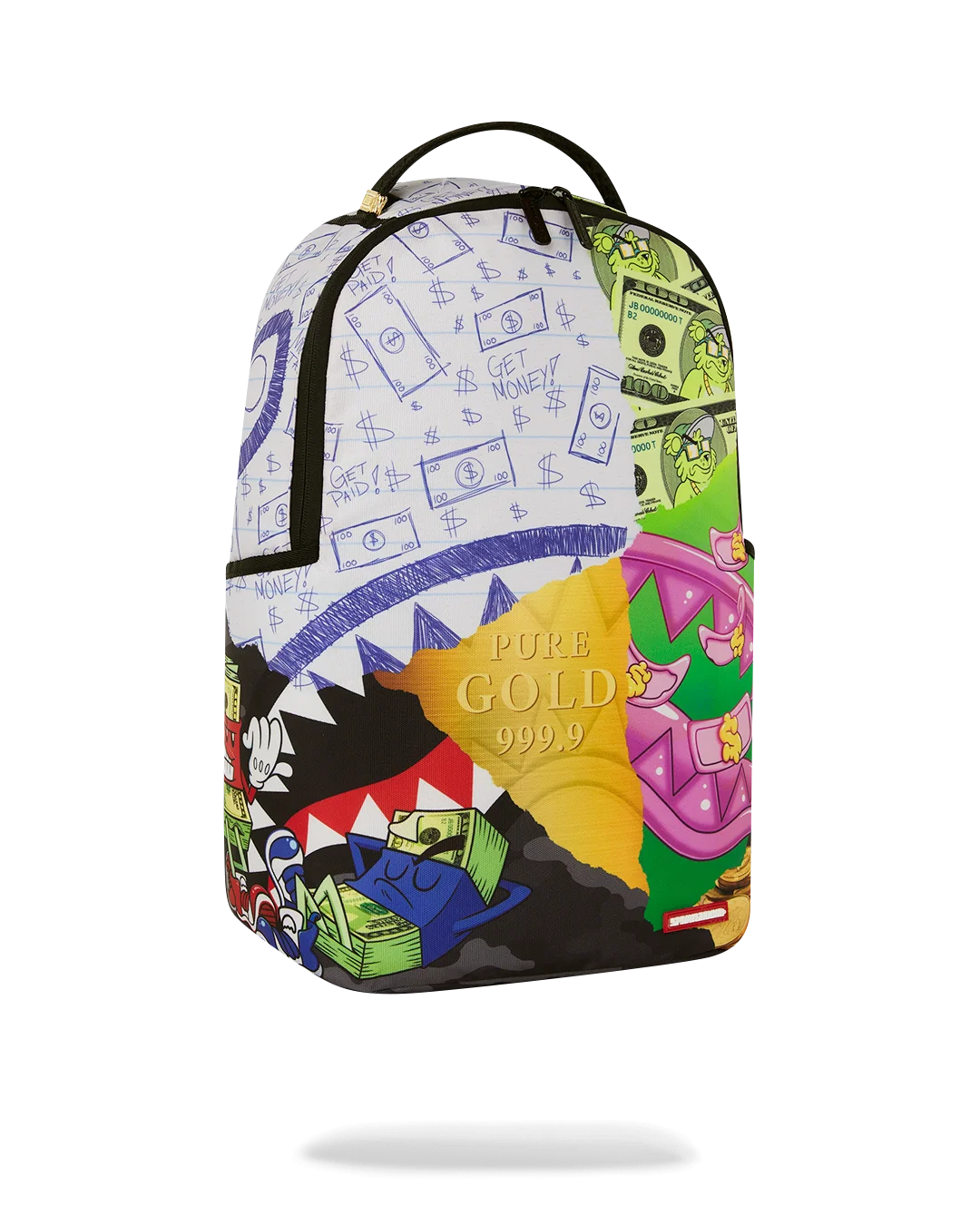 MEAN MONEY COLLAGE BACKPACK