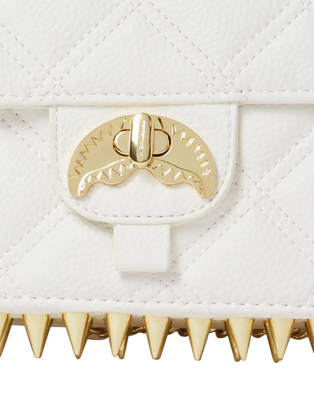 RIVIERA LE BLANC GOLD CHAIN SHARK HANDBAG
