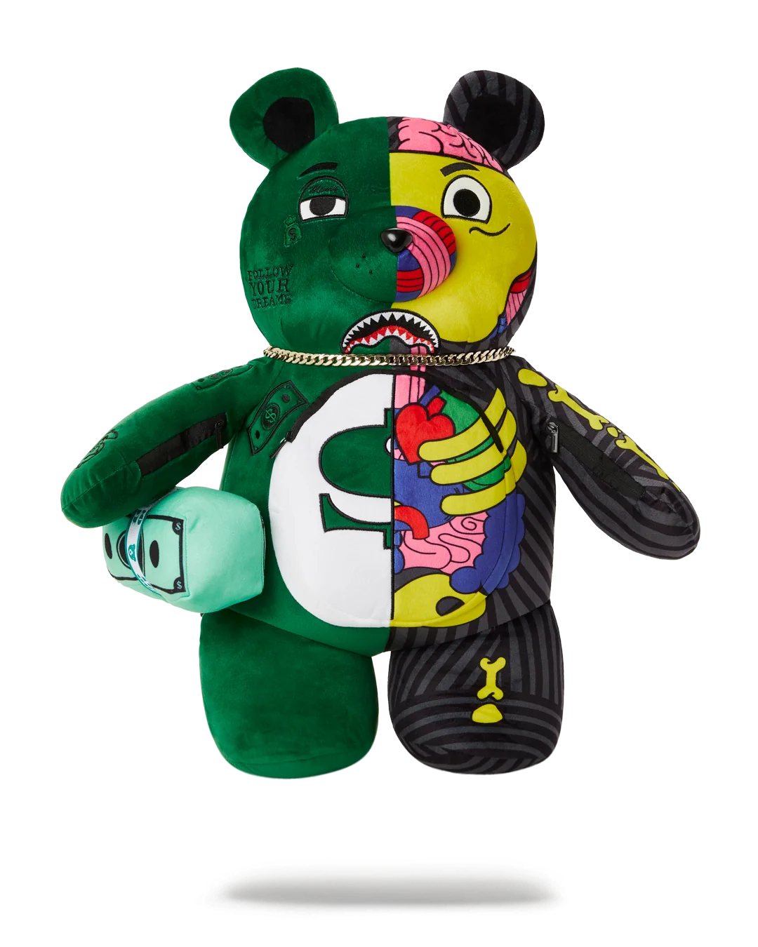 YOUNG X-RAY MONEYBEAR TEDDYBEAR BACKPACK