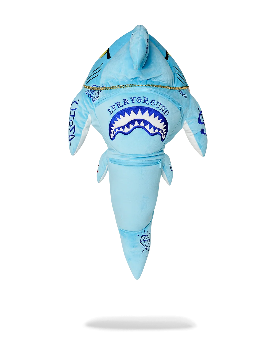 STUFFED SAVAGE HOODY BACKPACK SHARK
