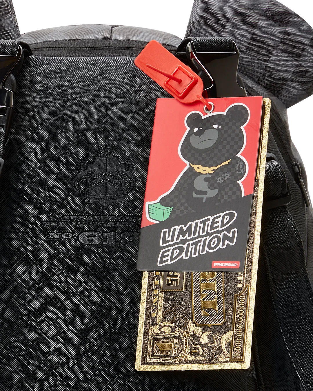 HENNY AIIR TO THE THRONE MONEYBEAR TEDDYBEAR BACKPACK