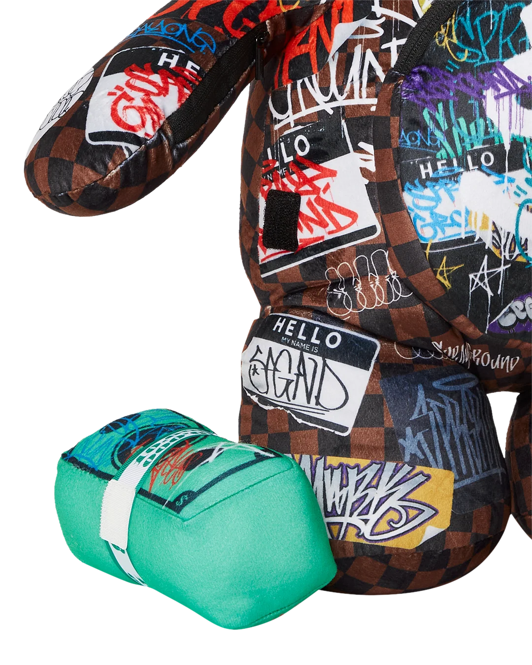 SHARKS IN PARIS THE RIZZ MONEYBEAR TEDDYBEAR BACKPACK