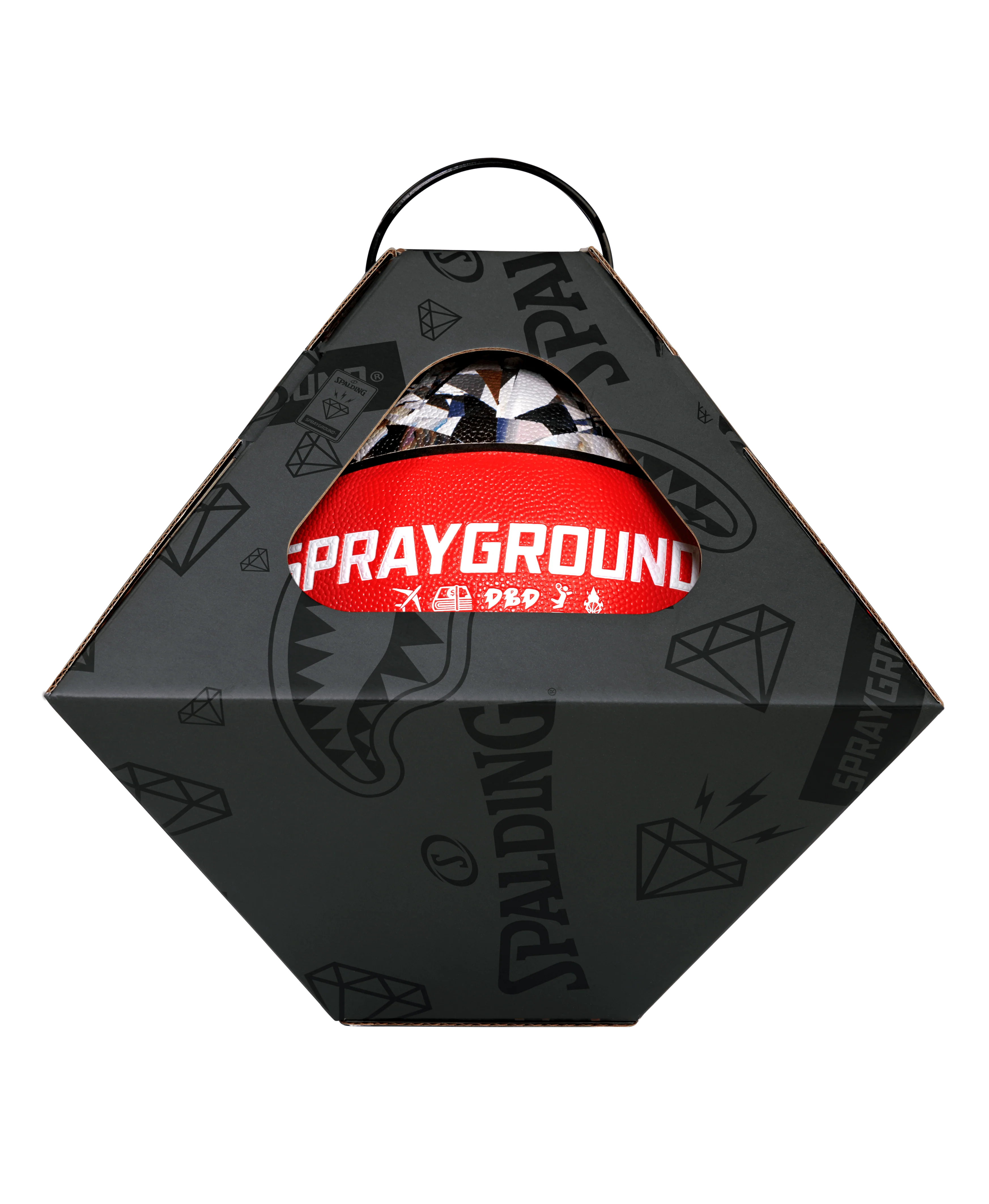 SPALDING X SPRAYGROUND DIAMOND BASKETBALL