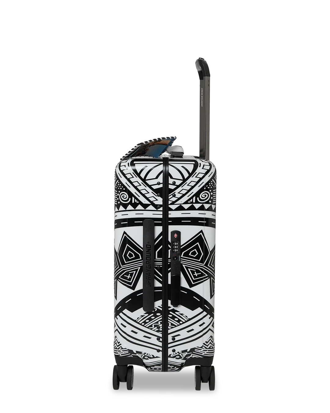 A.I. AFRICAN INTELLIGENCE THE SKYHAWK CARRY-ON LUGGAGE - SANDFLOWER COLLAB