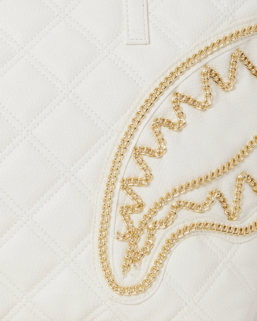 RIVIERA LE BLANC GOLD CHAIN SHARK TOTE