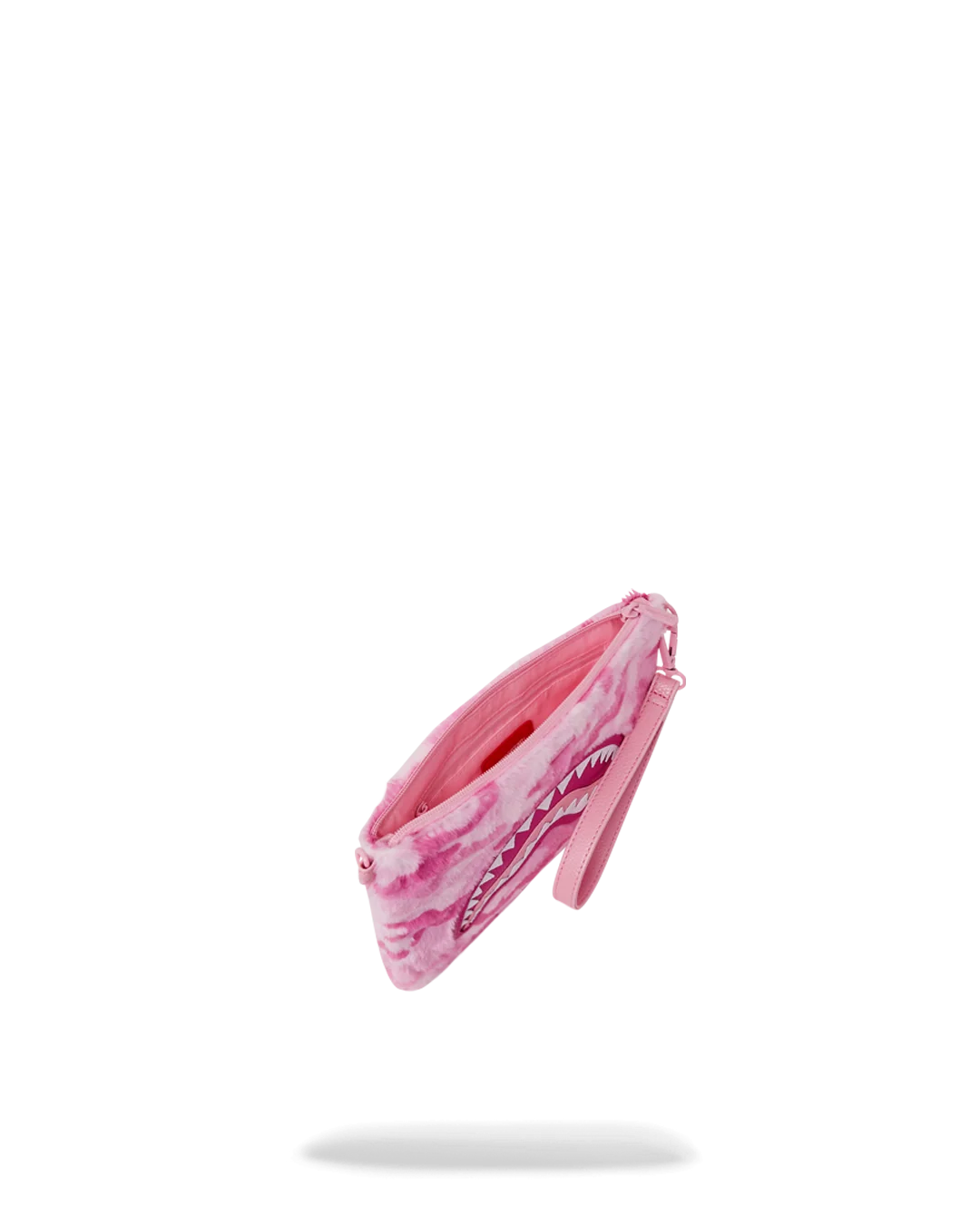 FURRROCIOUS IN PINK CROSSOVER CLUTCH