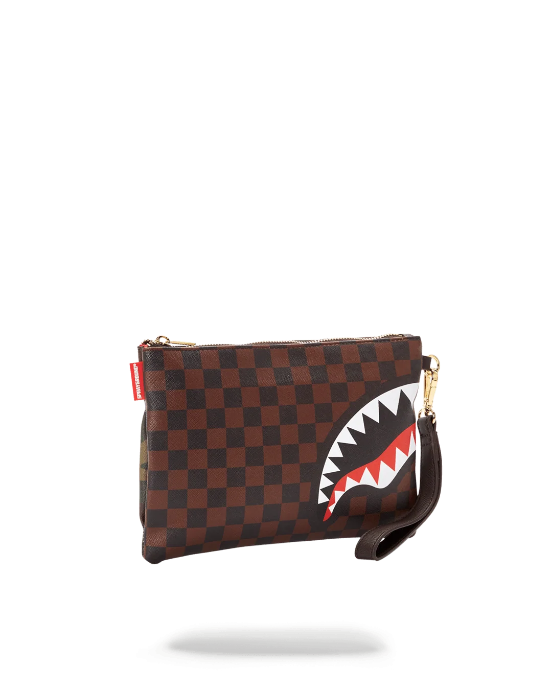 CHECKS IN CAMOFLAUGE CROSSOVER CLUTCH