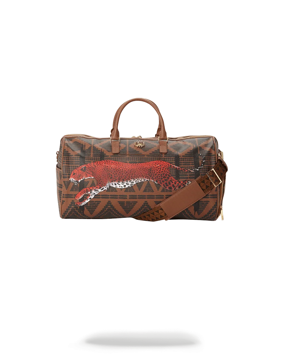 LEOPARDS IN PARIS DUFFLE