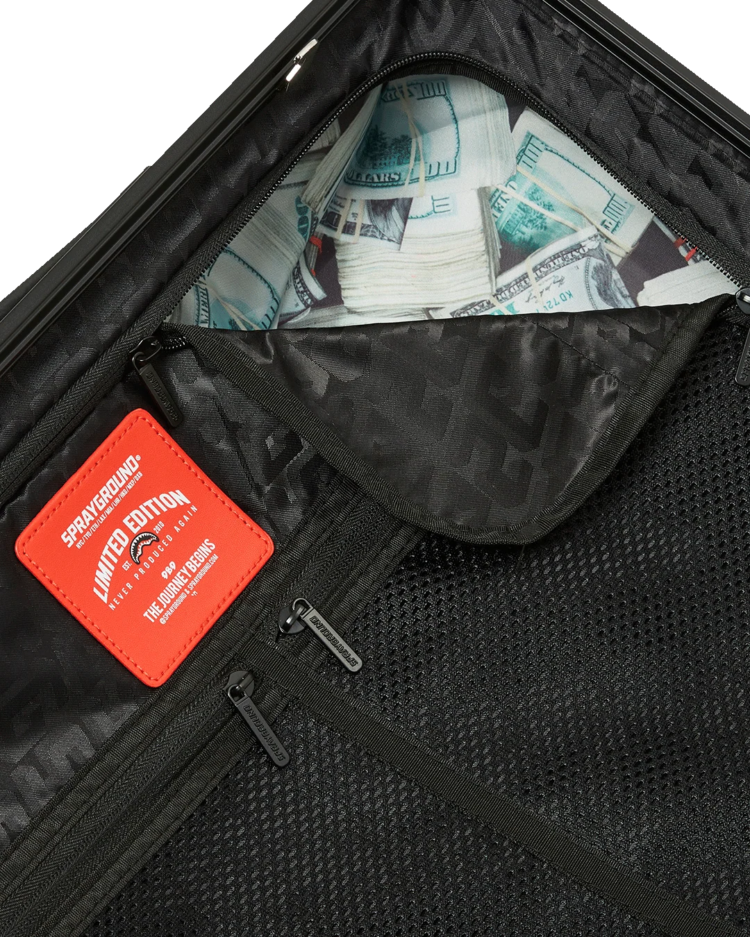 BILLIONS IN THE BANK HARD SHELL CARRY-ON LUGGAGE