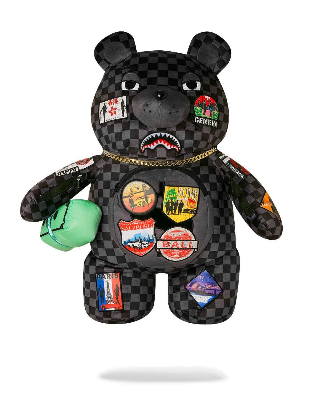 GLOBAL MOGUL UNLIMITED MILES MONEYBEAR TEDDYBEAR BACKPACK