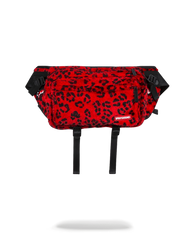 RED LEOPARD CROSSBODY TRANSPORTER