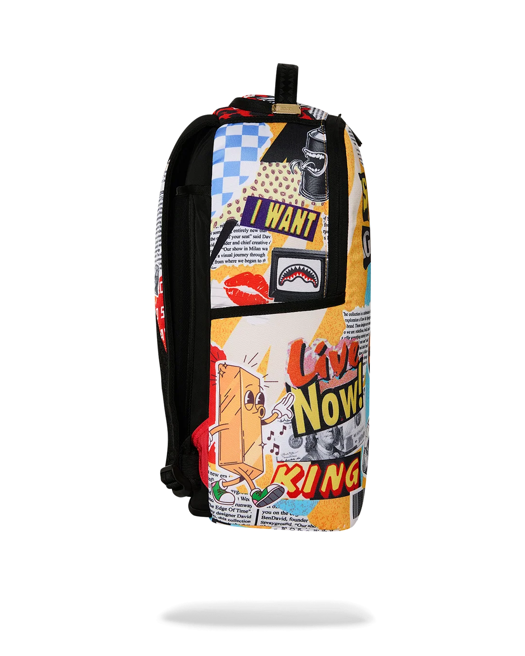 COLLAGE OF FUN BACKPACK