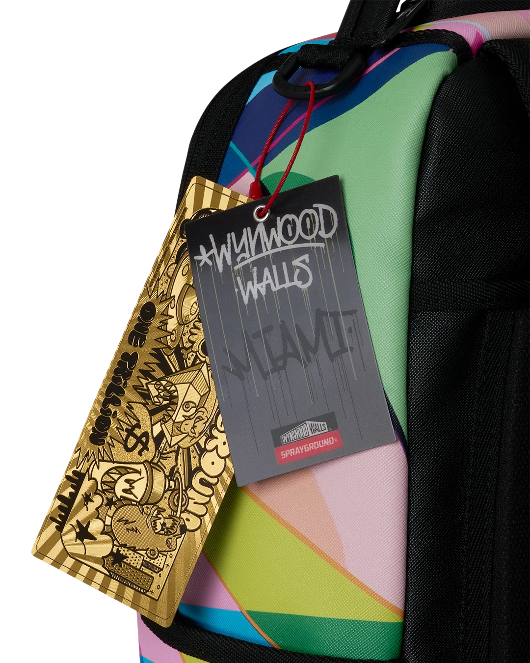 WYNWOOD WALLS COLLAB ELLE STREET ART B BALL COURT BACKPACK