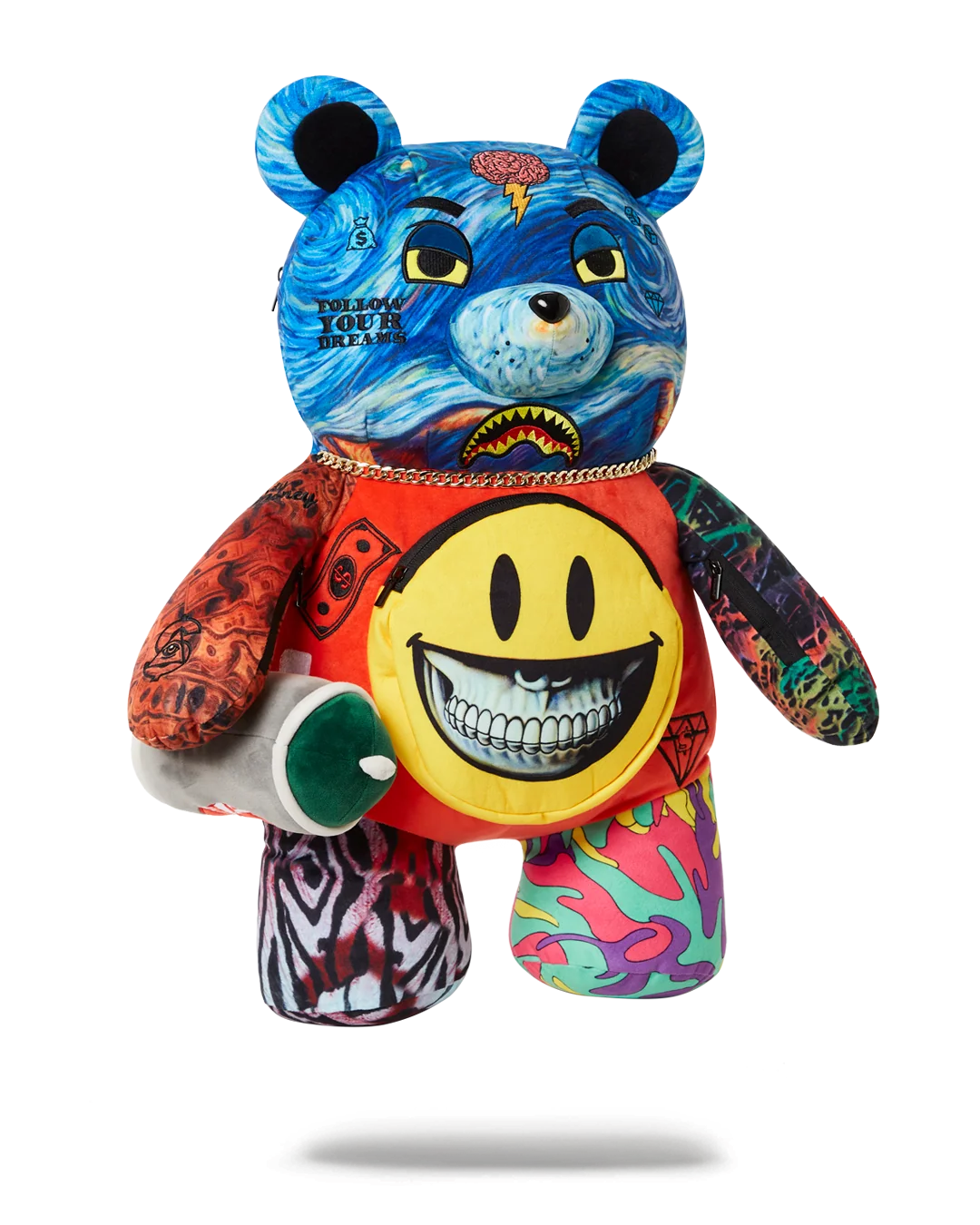 VILLAIN MONEY BEAR TEDDYBEAR RON ENGLISH EDITION BACKPACK
