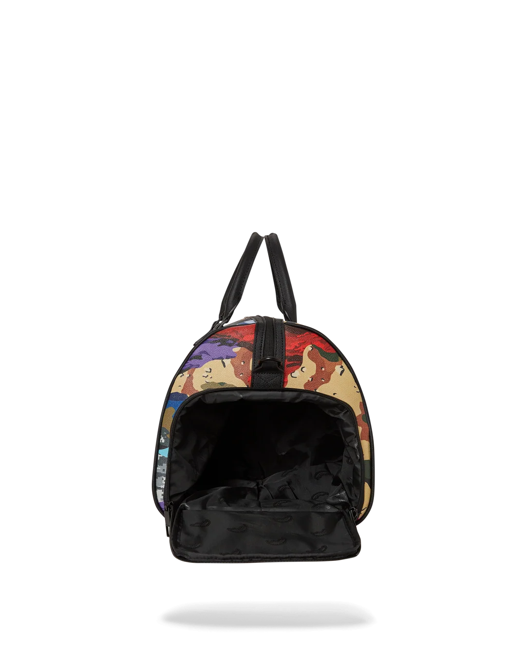 SLICED AND DICED CAMO DUFFLE