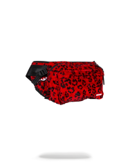 RED LEOPARD CROSSBODY TRANSPORTER