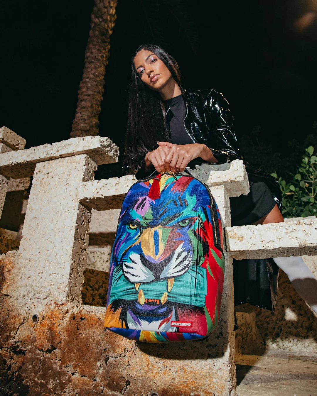 HEAR MY ROAR A.i.6 SANDFLOWER COLLAB BACKPACK (DLXV)
