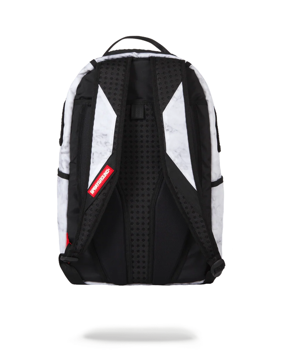 WHITE MARBLE BACKPACK