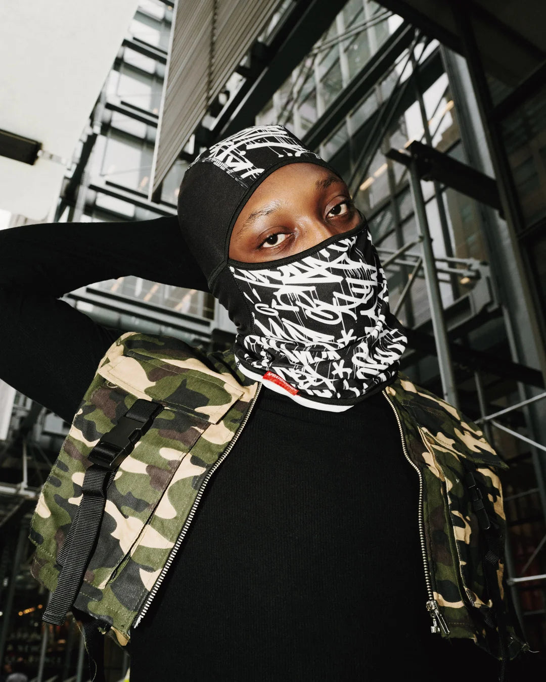 MIDNIGHT DESIGNER SKI MASK