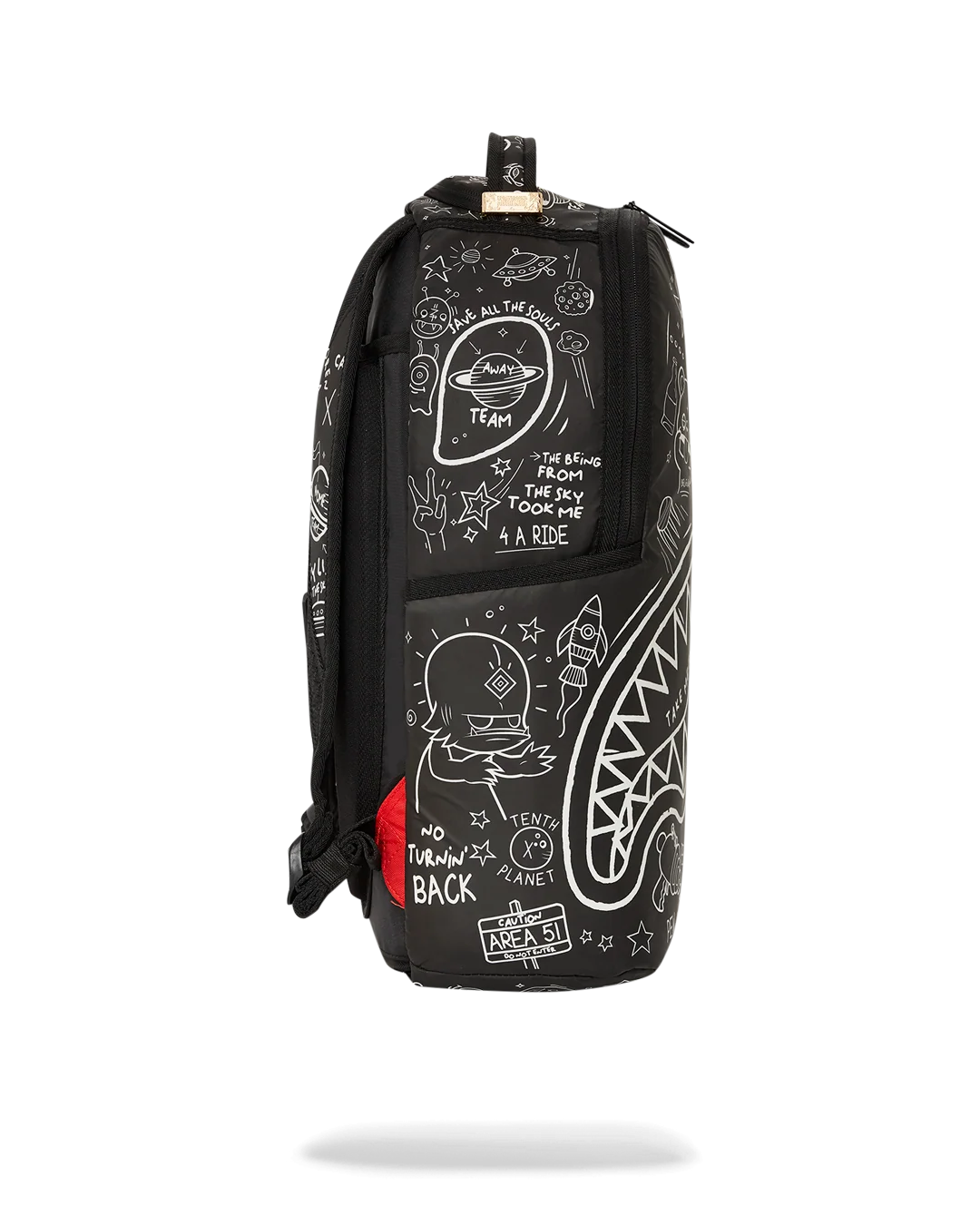 GLOW THE SPACE BACKPACK (GLOW IN THE DARK EFFECT)