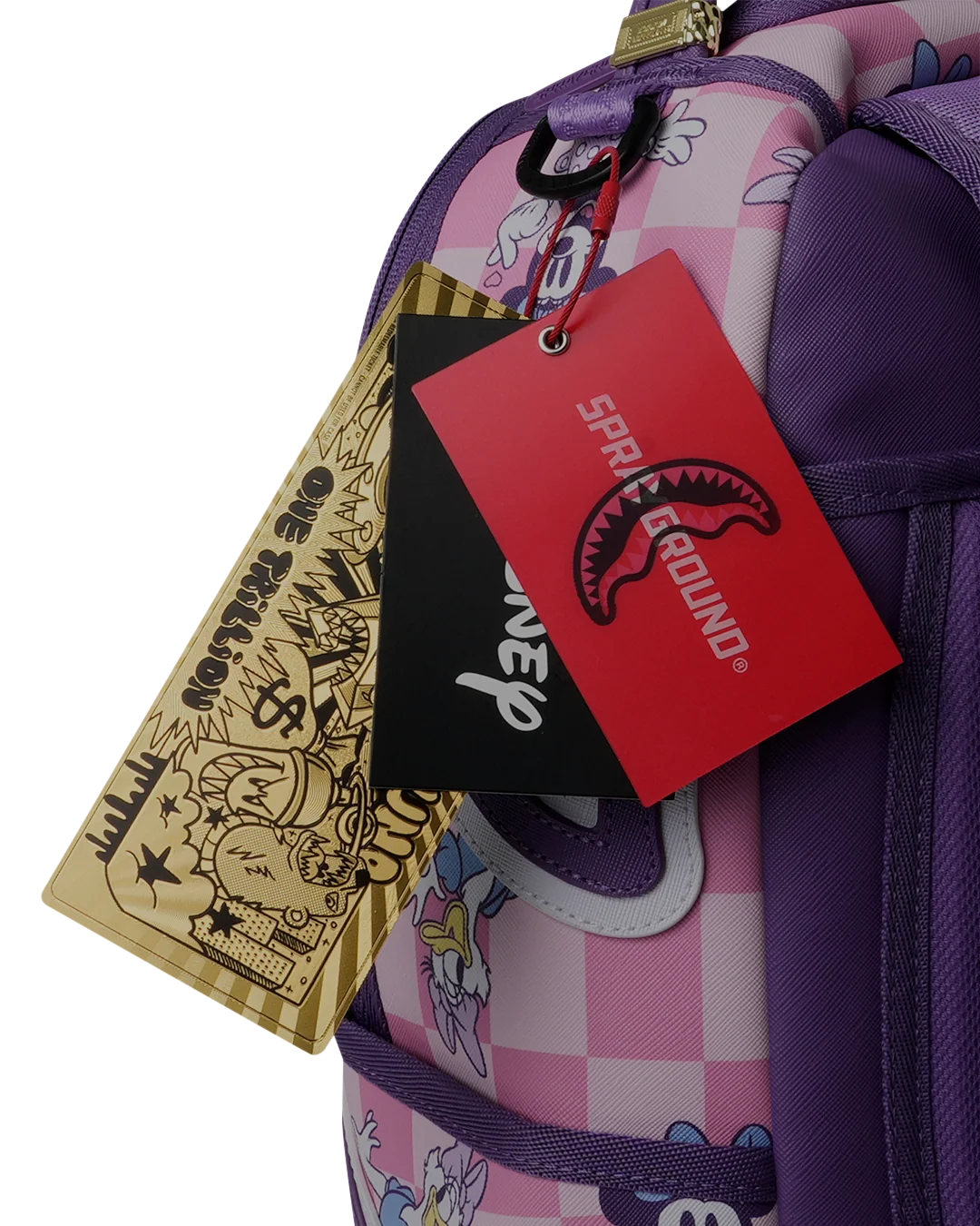 DISNEY MINNIE DAISY CHECK BACKPACK