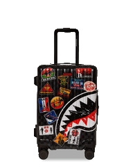 GLOBAL MOGUL UNLIMITED MILES SHARKNAUTICS HARDSHELL CARRY-ON LUGGAGE
