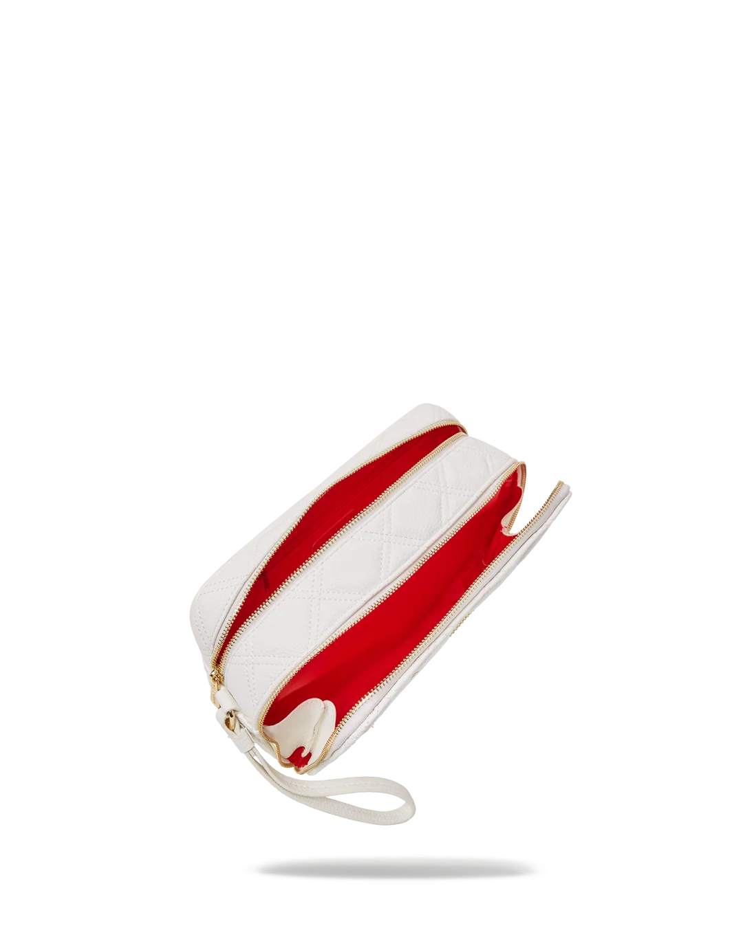 RIVIERA LE BLANC GOLD CHAIN SHARK TOILETRY BAG