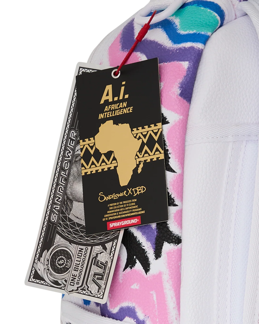 A.I. AFRICAN INTELLIGENCE MOTIVATED MOTION BACKPACK - SANDFLOWER COLLAB