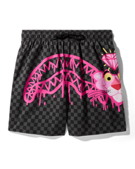 PINK PANTHER DIAMOND SHARK SWIM SHORTS