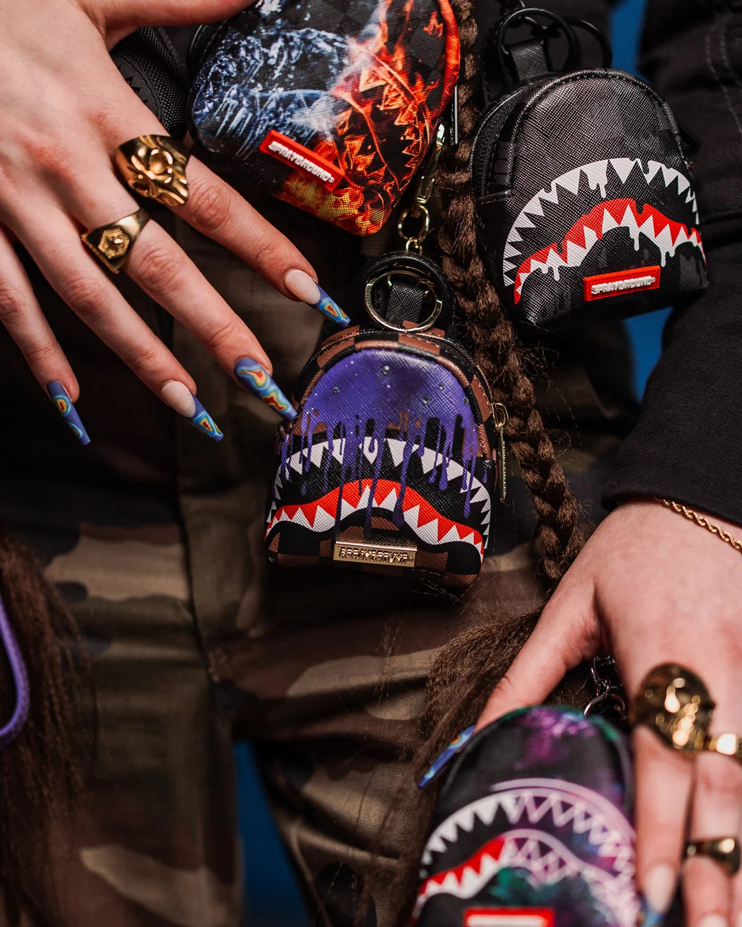 CHAMPION OF THE GALAXY BACKPACK KEYCHAIN
