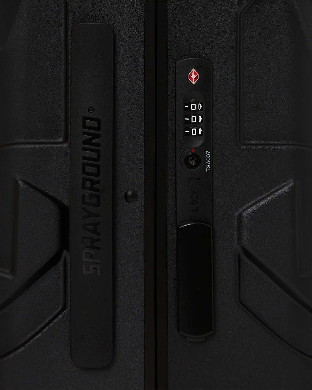 REALITY CHECK SHARKITECTURE CARRY-ON JETBLACK LUGGAGE (GUNMETAL HARDWARE)