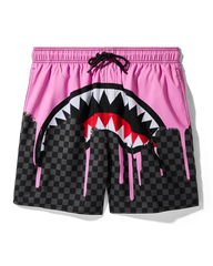 OCEAN DRIP CHECK SWIM SHORT