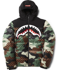 CAMO CHECKERED PUFFER