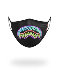 NEON SHARK FORM-FITTING MASK