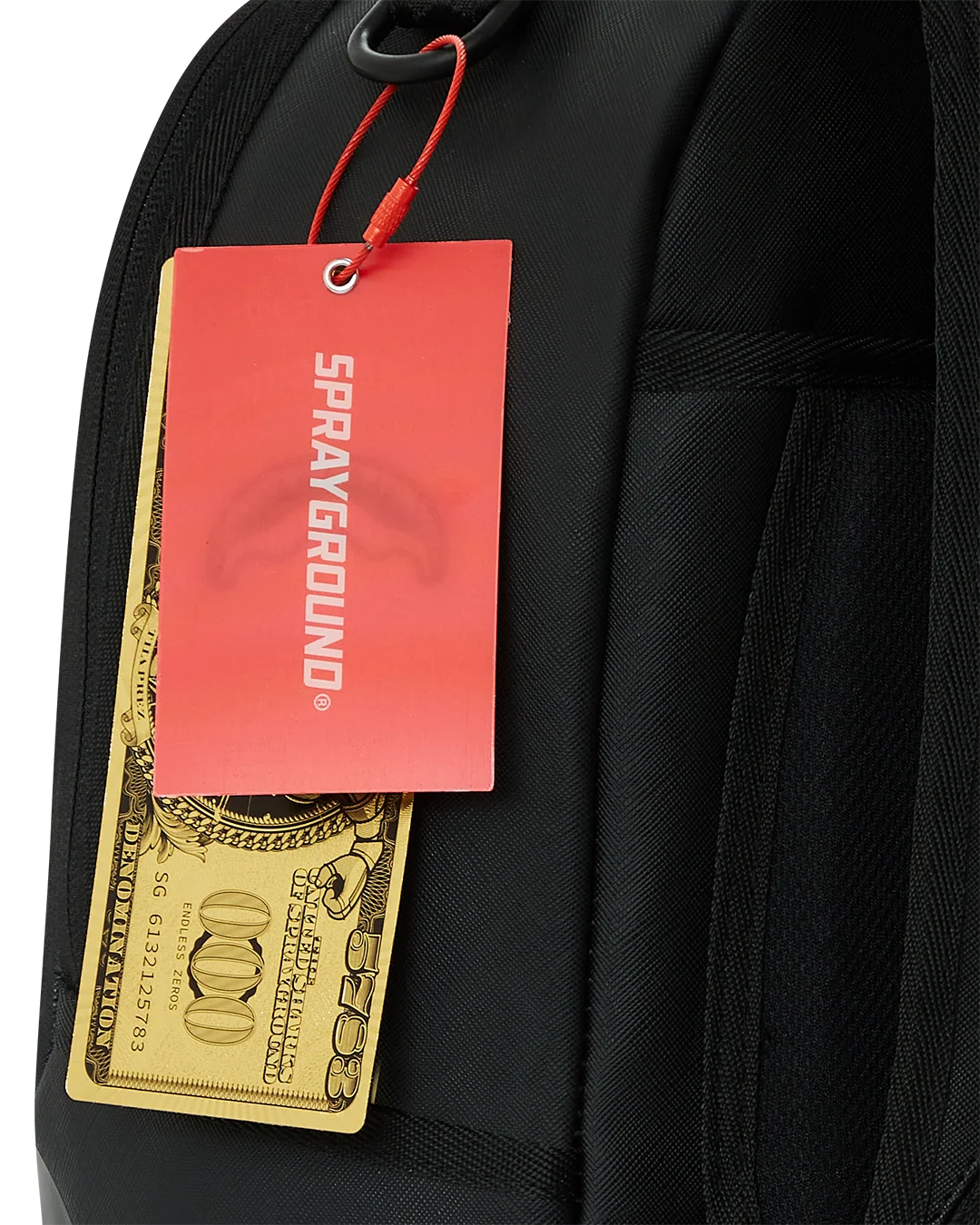 SHARK CENTRAL (BLK ON BLK) BACKPACK (DLXV)