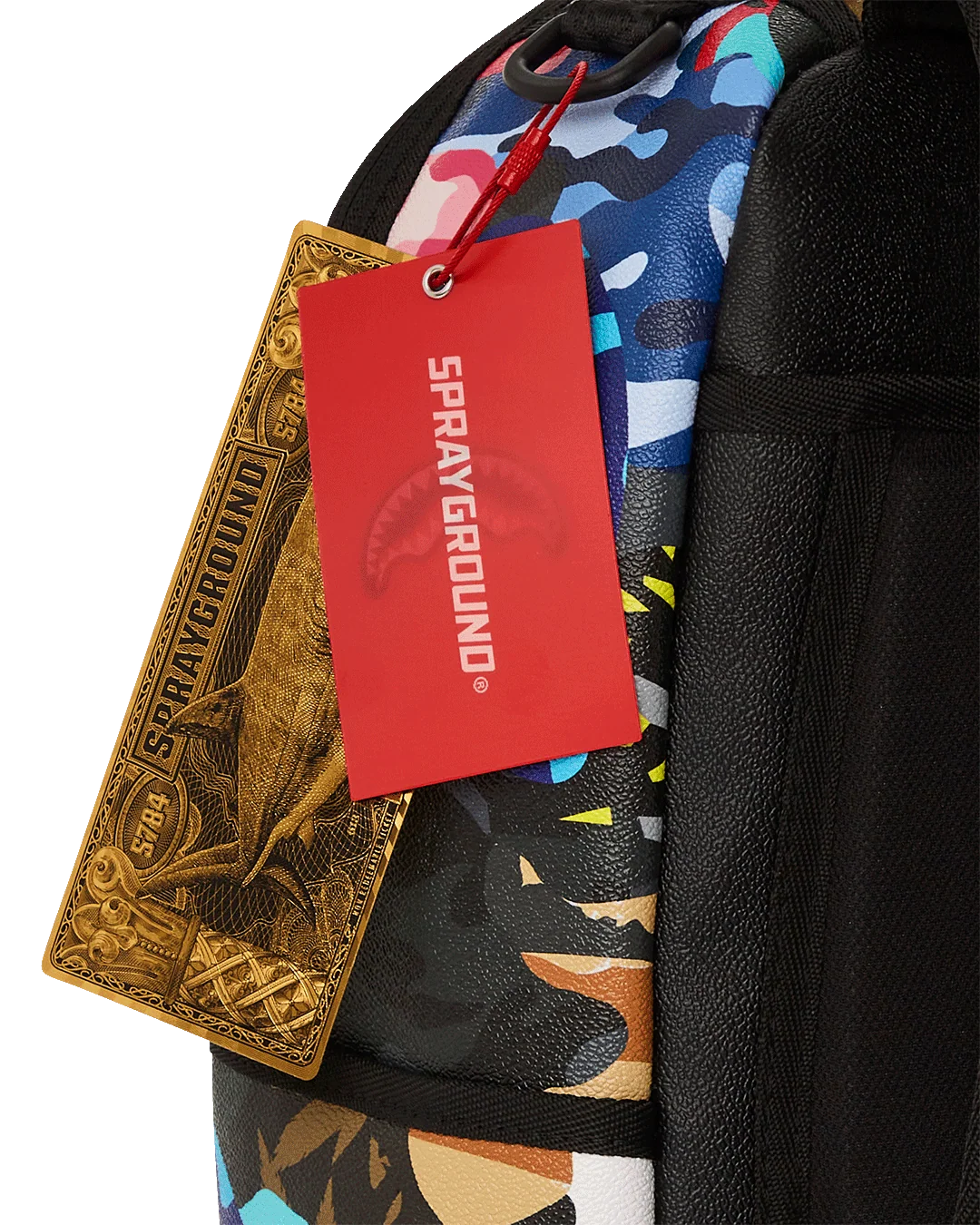 SLICED AND DICED CAMO BACKPACK