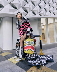 SPONGEBOB SQUARE CHECK FLEX DLXSV BACKPACK