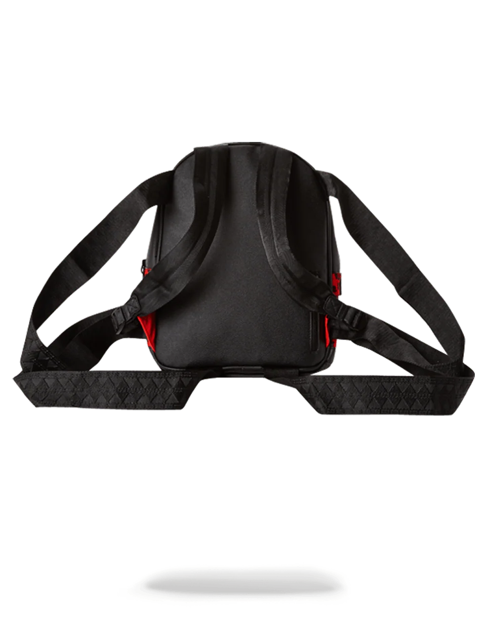 6-STRAP RED LEOPARD EMPRESS (PONY HAIR)