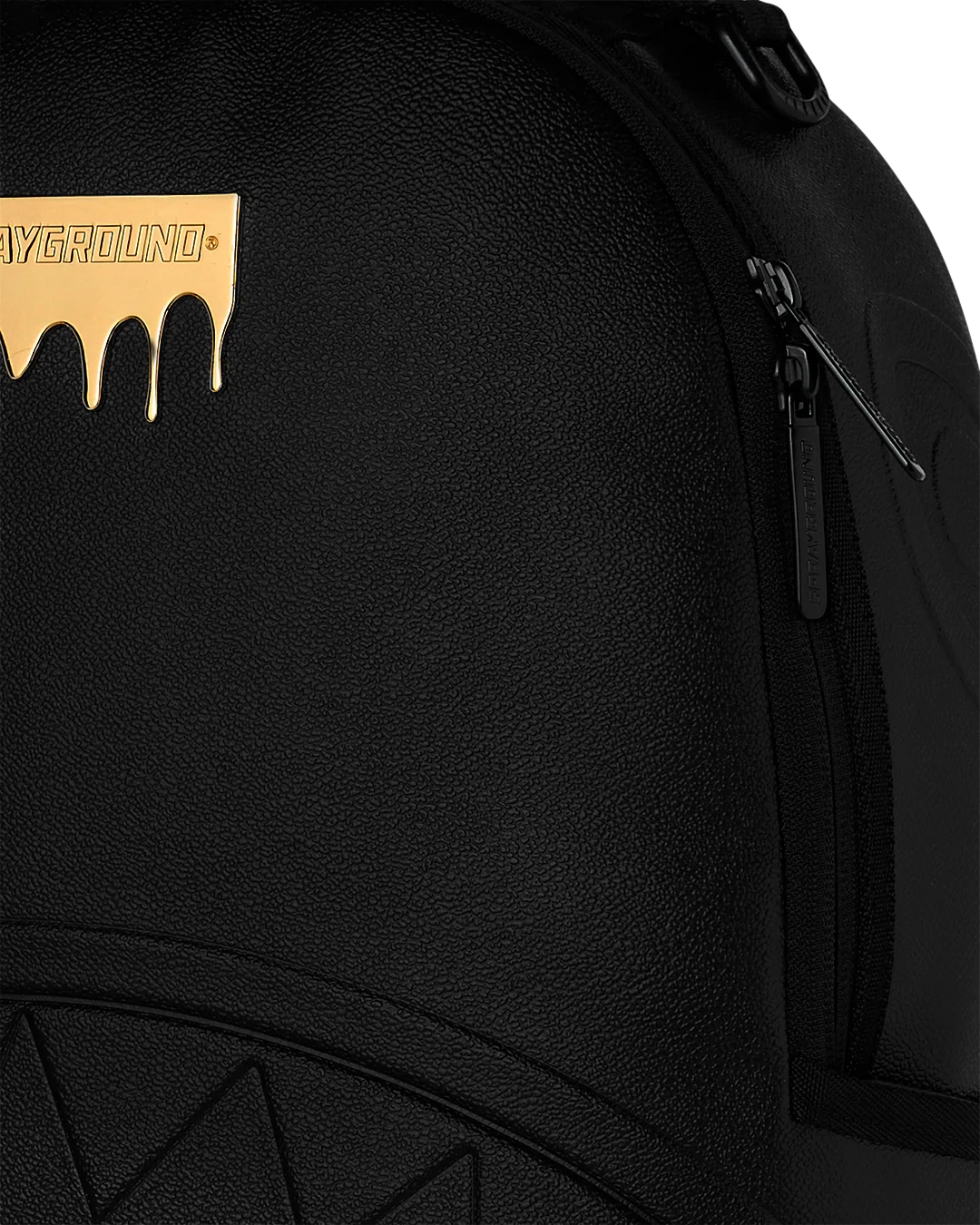 GOLD BRICK DRIP BLACK BACKPACK