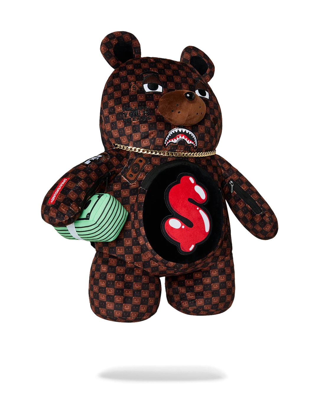 SHARKS IN PARIS GRIN & GRIND MONEYBEAR BACKPACK