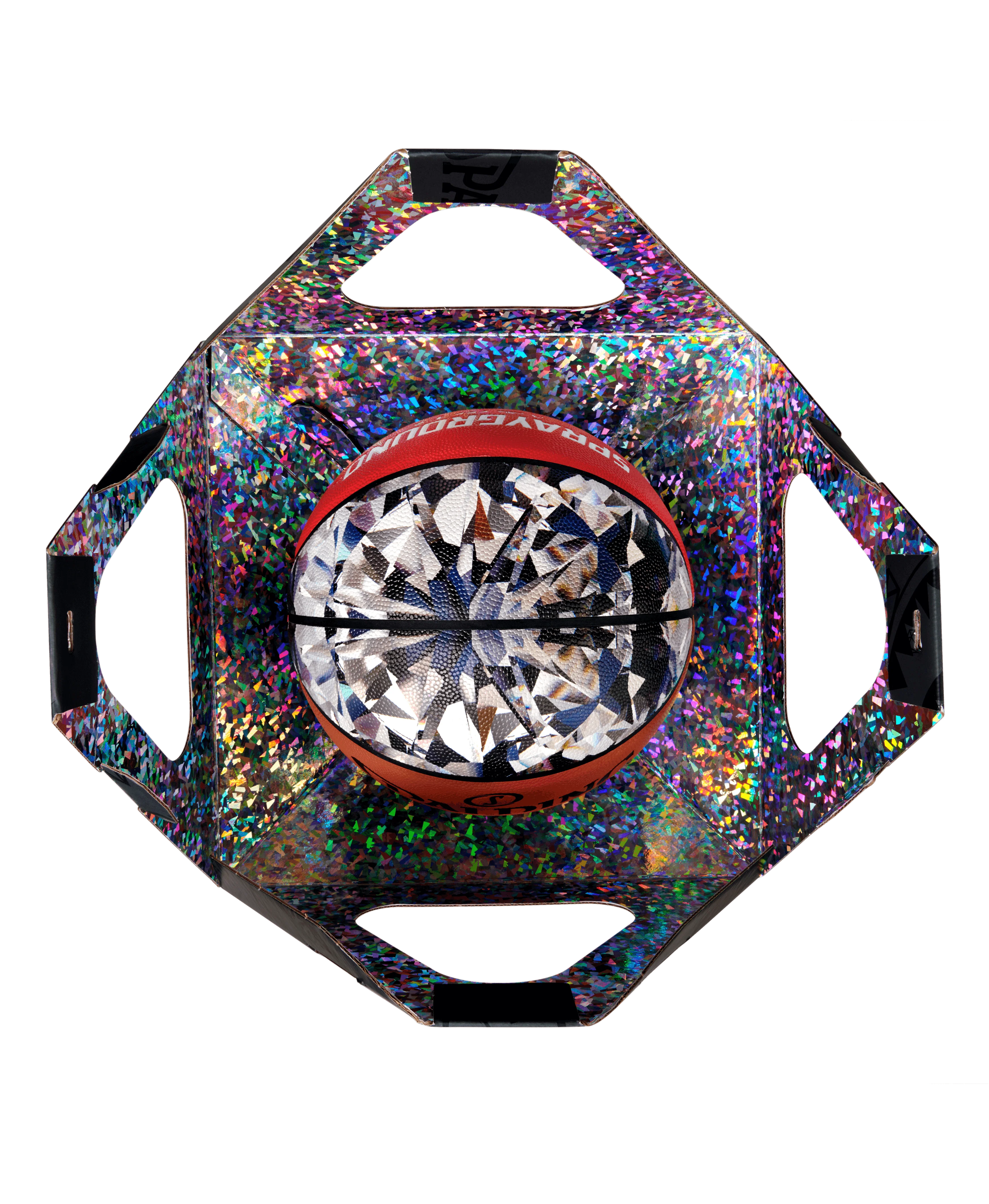 SPALDING X SPRAYGROUND DIAMOND BASKETBALL