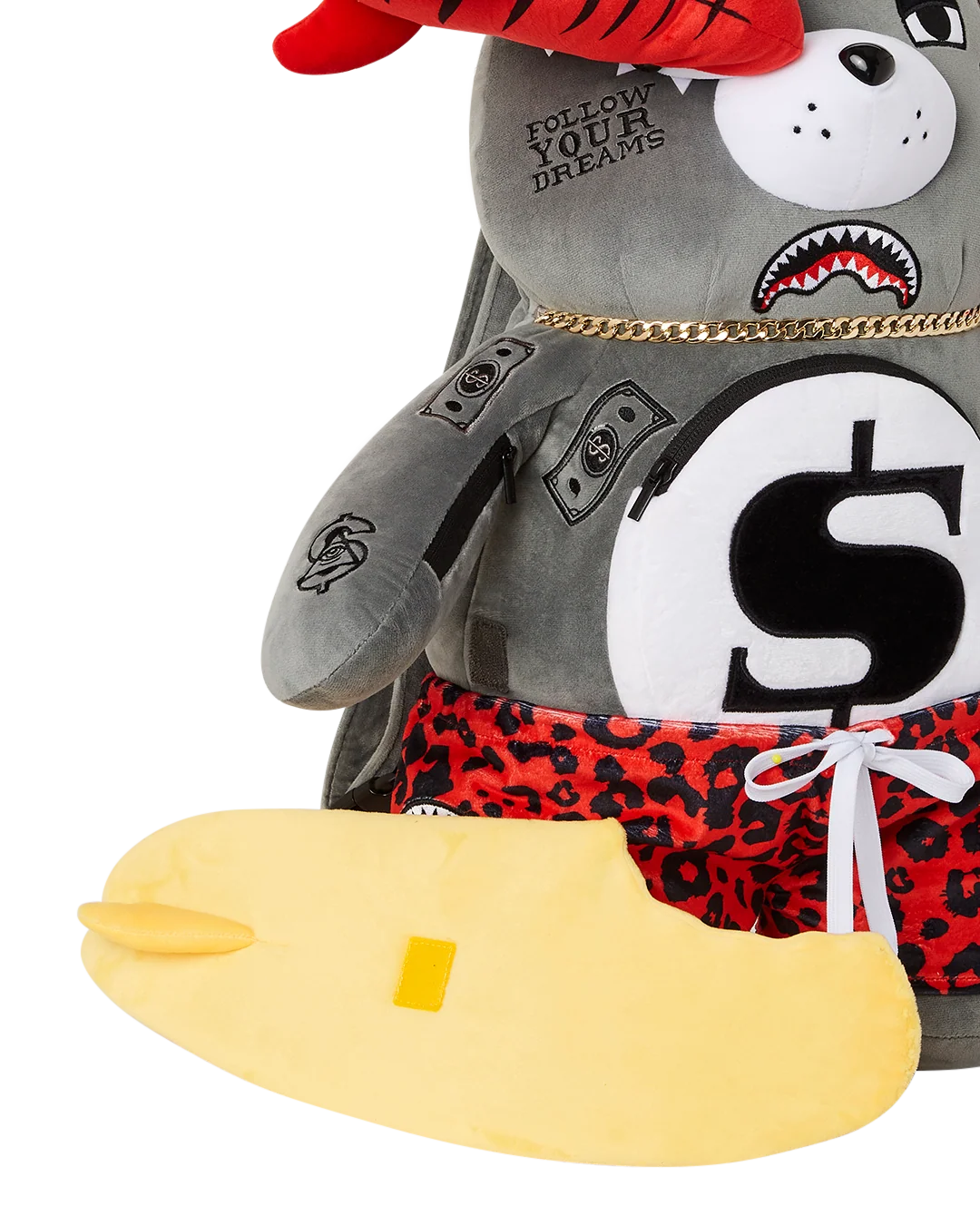 SHARK FRIENDS MONEYBEAR TEDDYBEAR BACKPACK