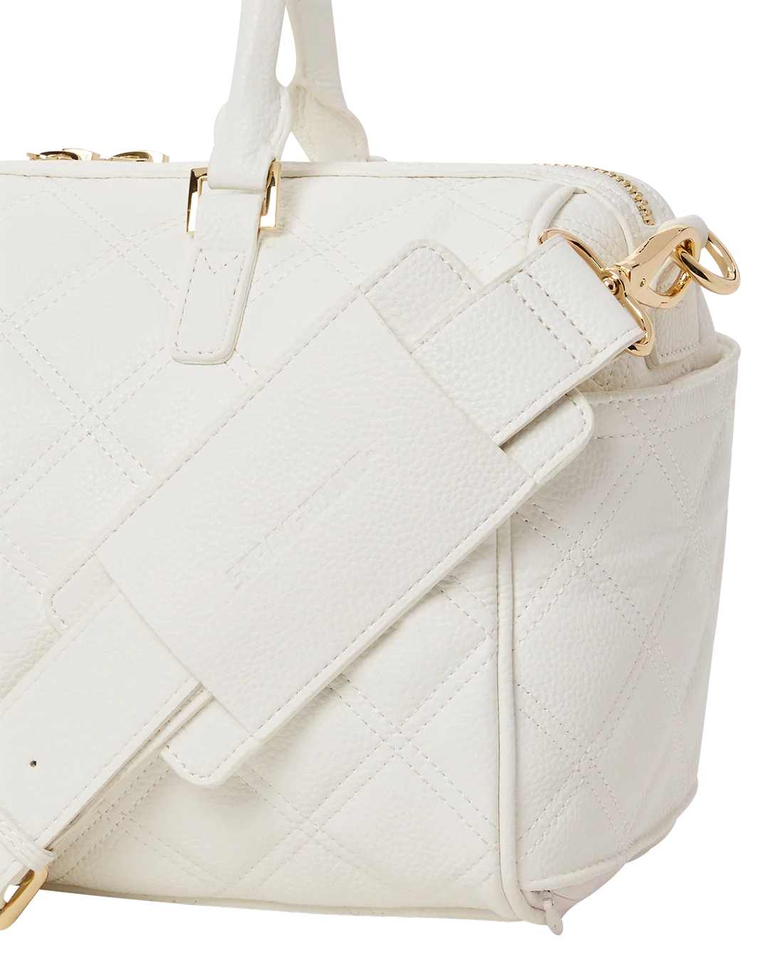 RIVIERA LE BLANC GOLD CHAIN SHARK MINI DUFFLE