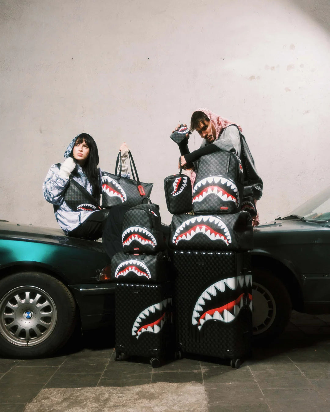 SHARKS IN PARIS HYPER PUFF DUFFLE