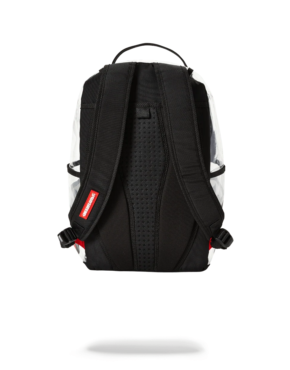 20/20 VISION DOUBLE CARGO SIDE SHARK CLEAR BACKPACK