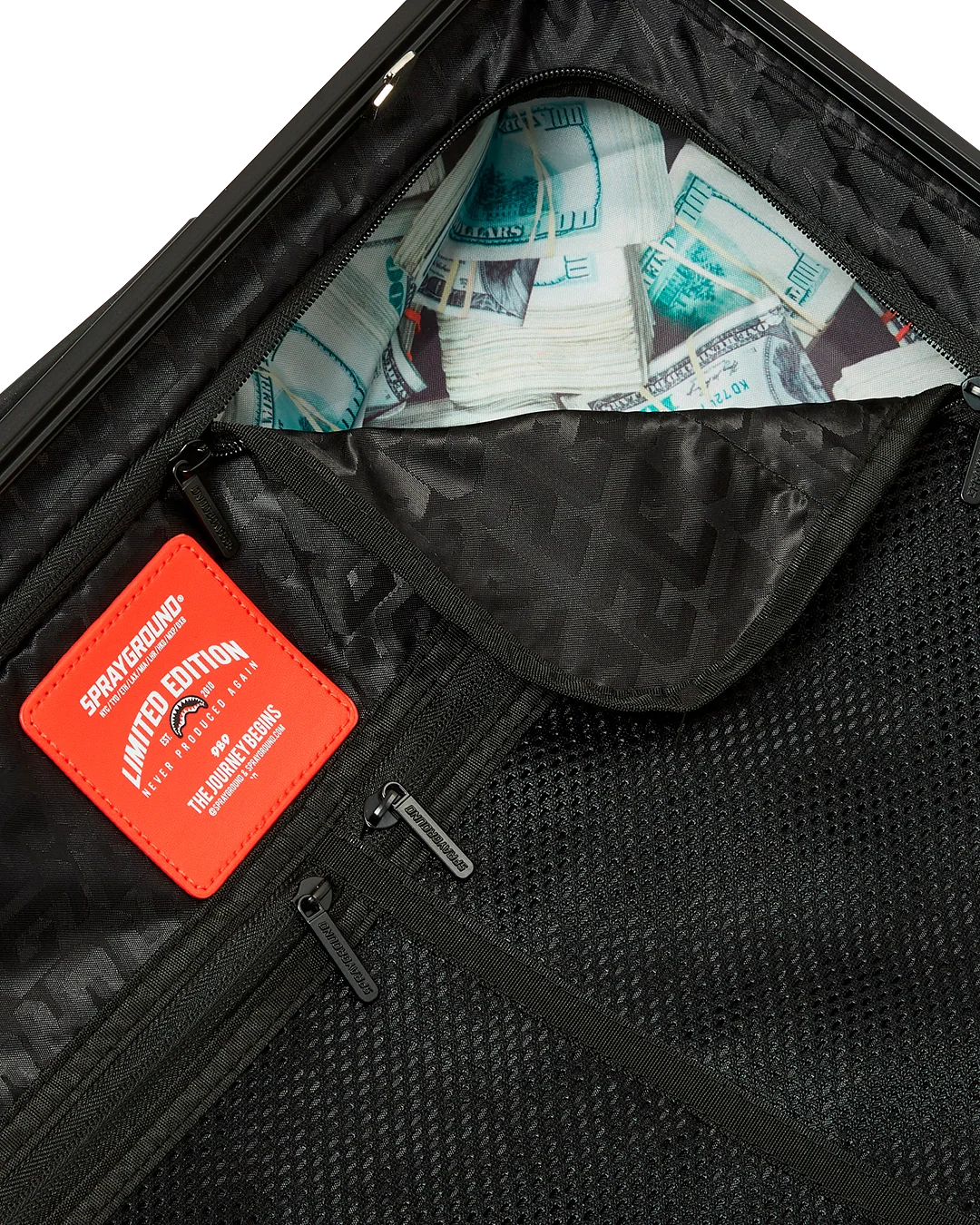 MONEYBEAR VAULT: HARDSHELL CARRY-ON LUGGAGE