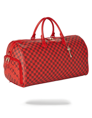 SHARKS IN PARIS DUFFLE (RED CHECKERED EDITION)