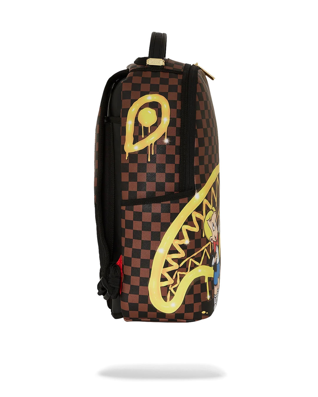 RICHIE RICH PAINT THE SHARK GOLD BACKPACK