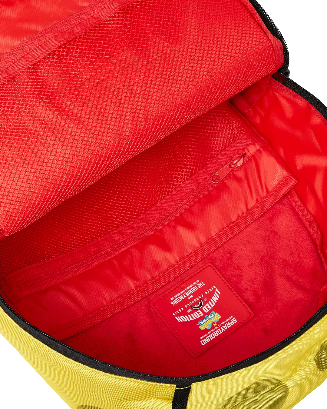 SPONGEBOB EYE POP REMOVABLE EYES BACKPACK