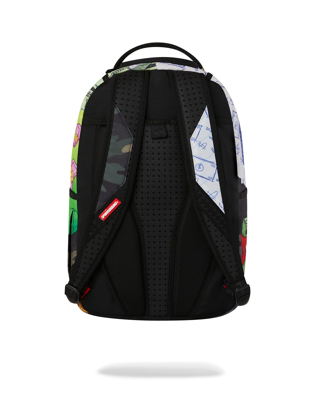 MEAN MONEY COLLAGE BACKPACK
